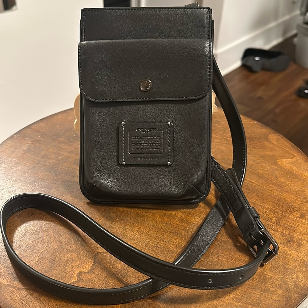Coach Hybrid Pouch with Cross Body Strap